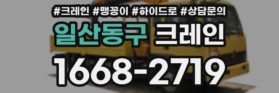 일산동구 크레인