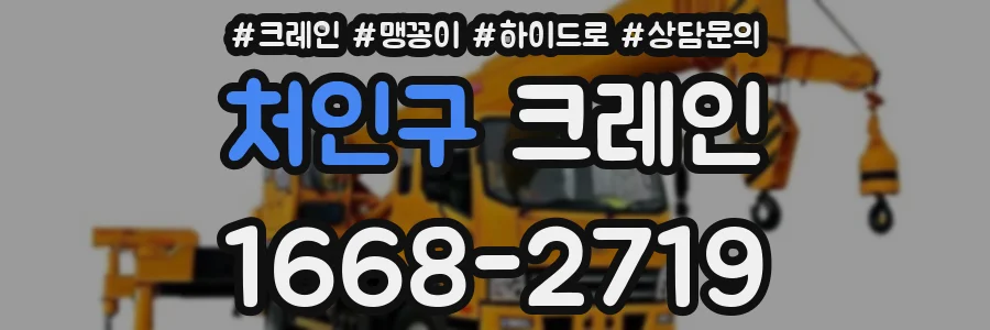 처인구 크레인
