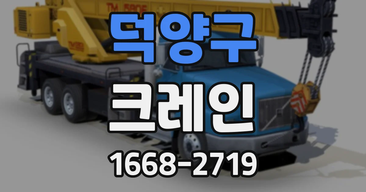 덕양구 크레인