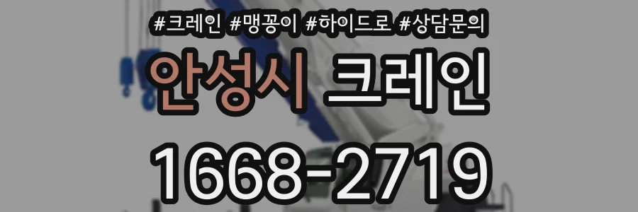 안성시 크레인