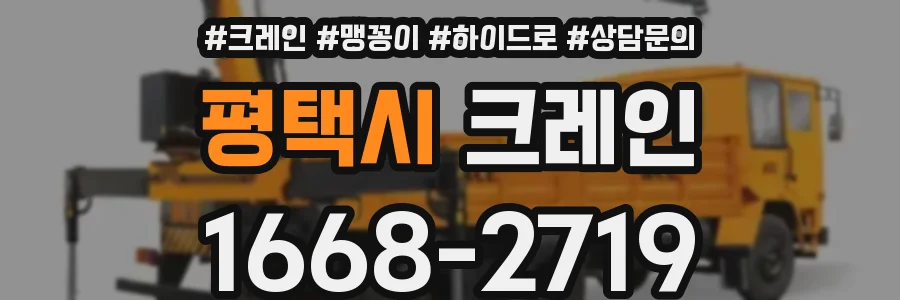 평택시 크레인