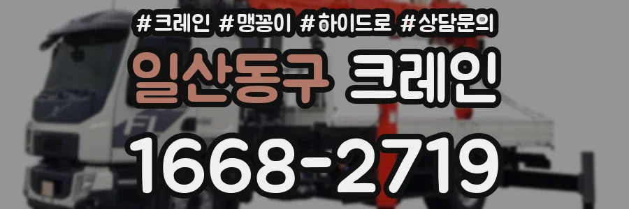 일산동구 크레인