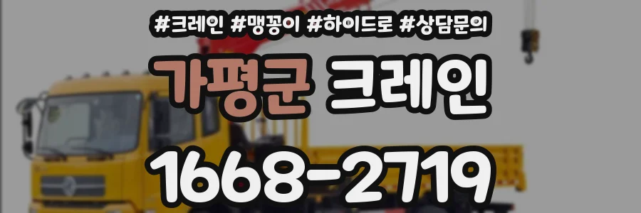 가평군 크레인