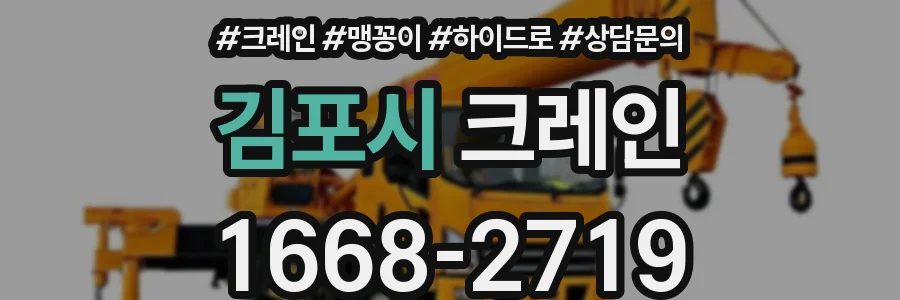 김포시 크레인