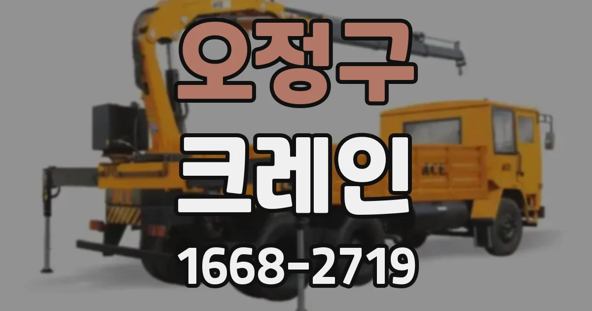 오정구 크레인