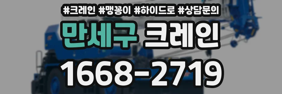 만세구 크레인