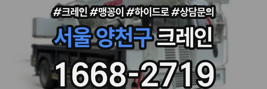 서울 양천구 크레인