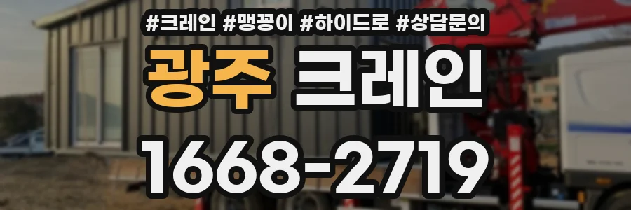 광주 크레인