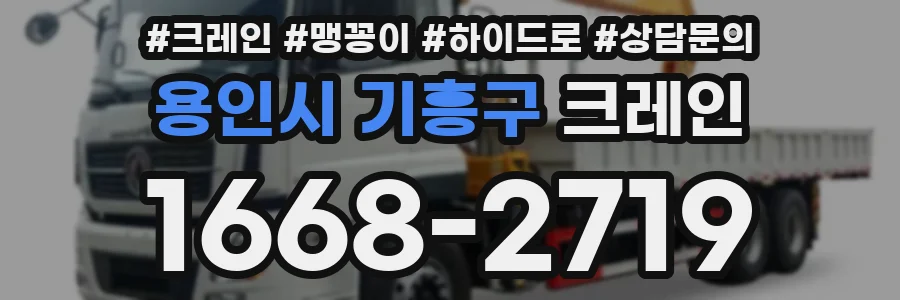 용인시 기흥구 크레인
