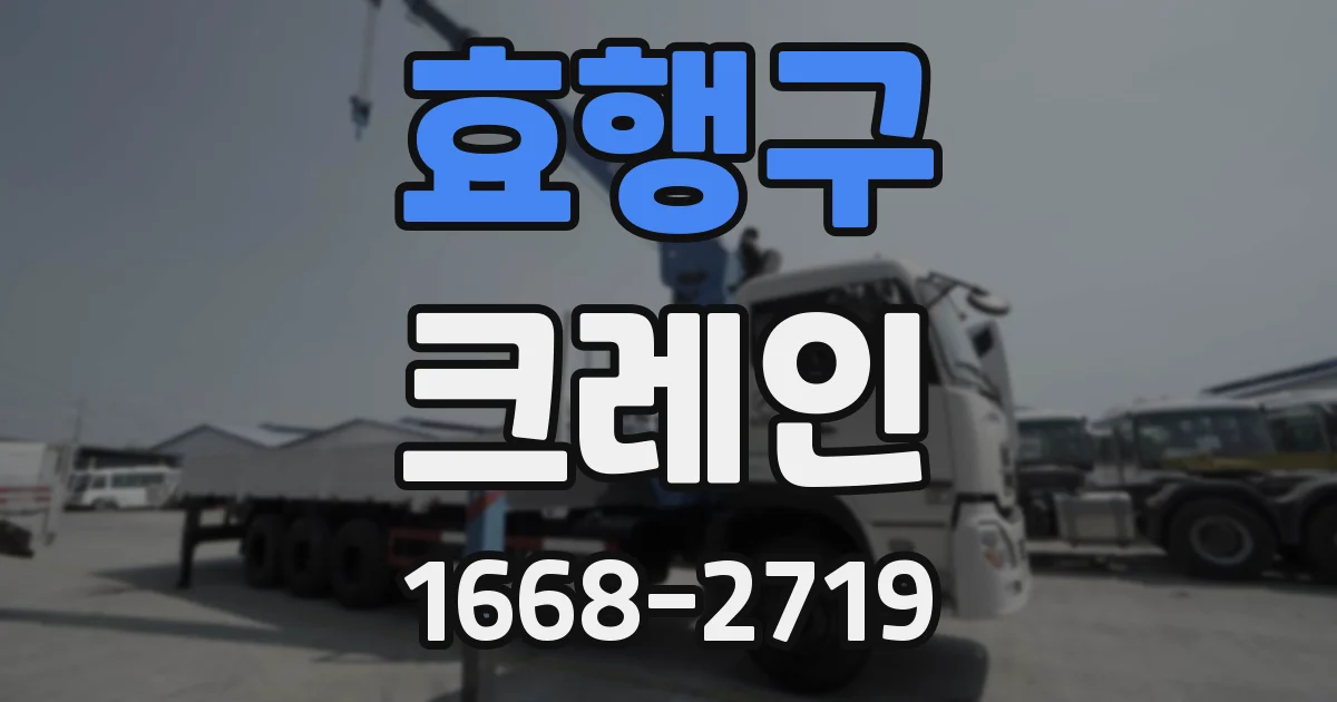 효행구 크레인