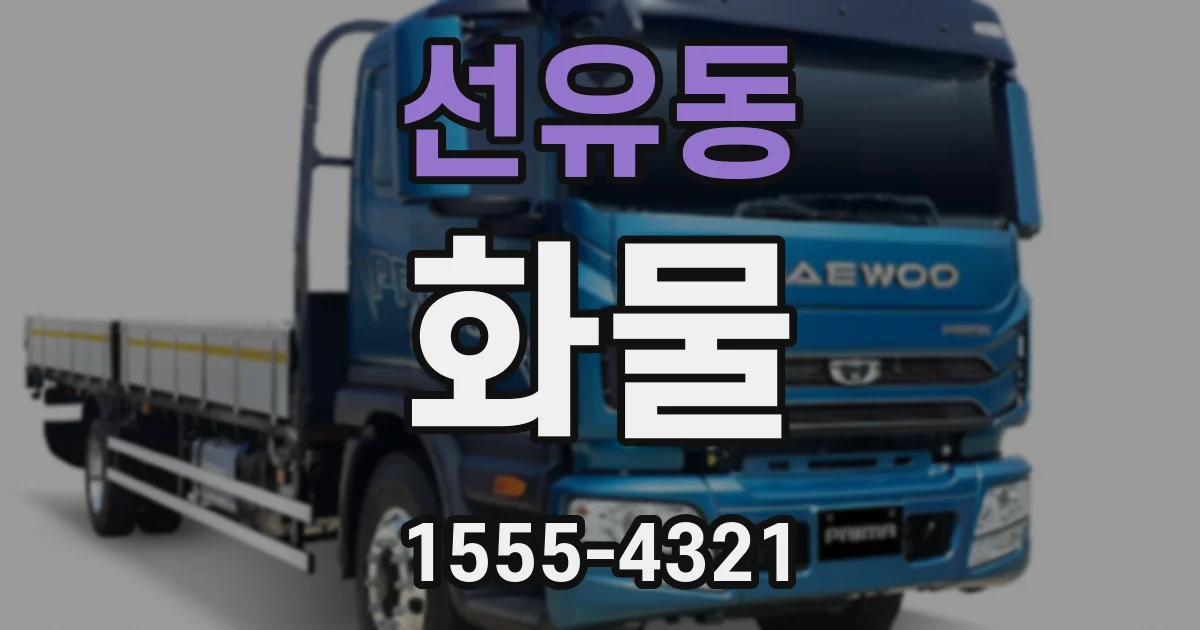 선유동 화물