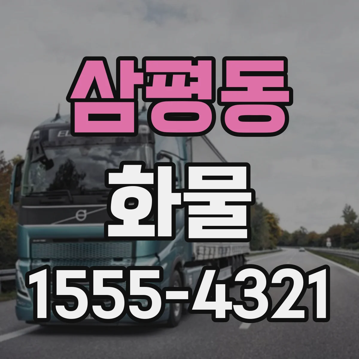 삼평동 화물