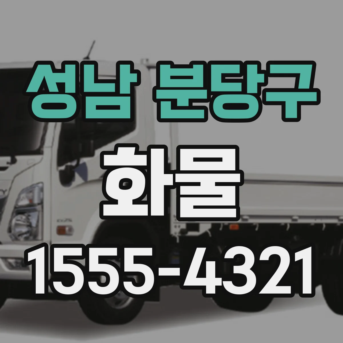 성남 분당구 화물