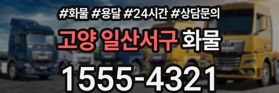 고양 일산서구 화물
