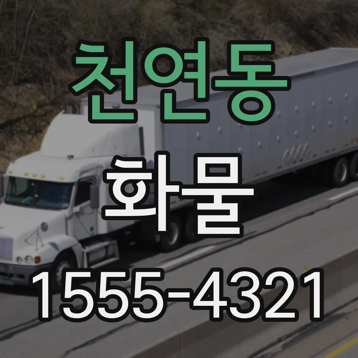 천연동 화물