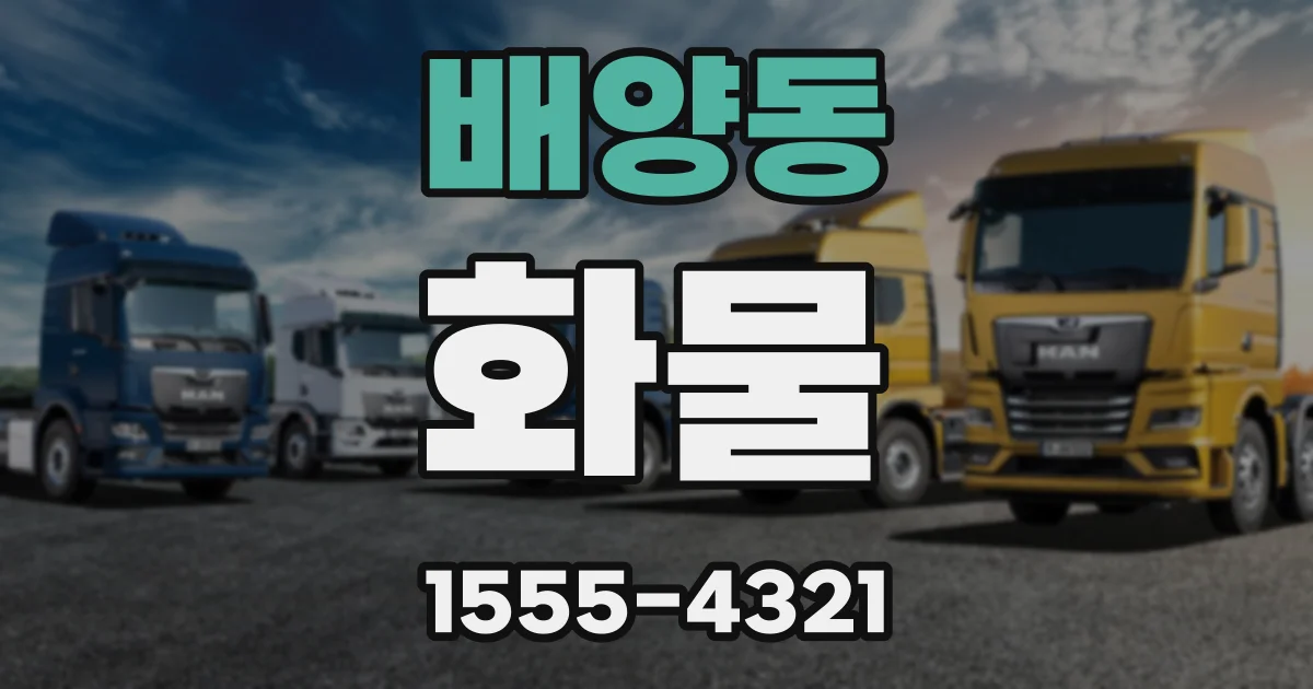 배양동 화물