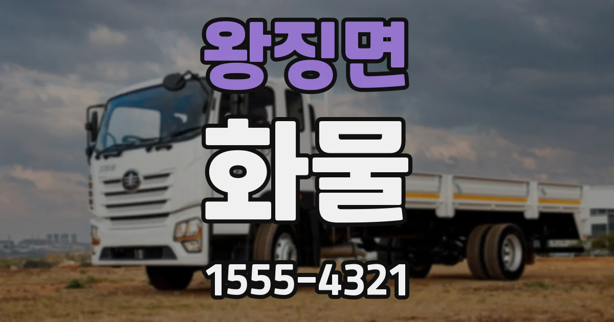왕징면 화물