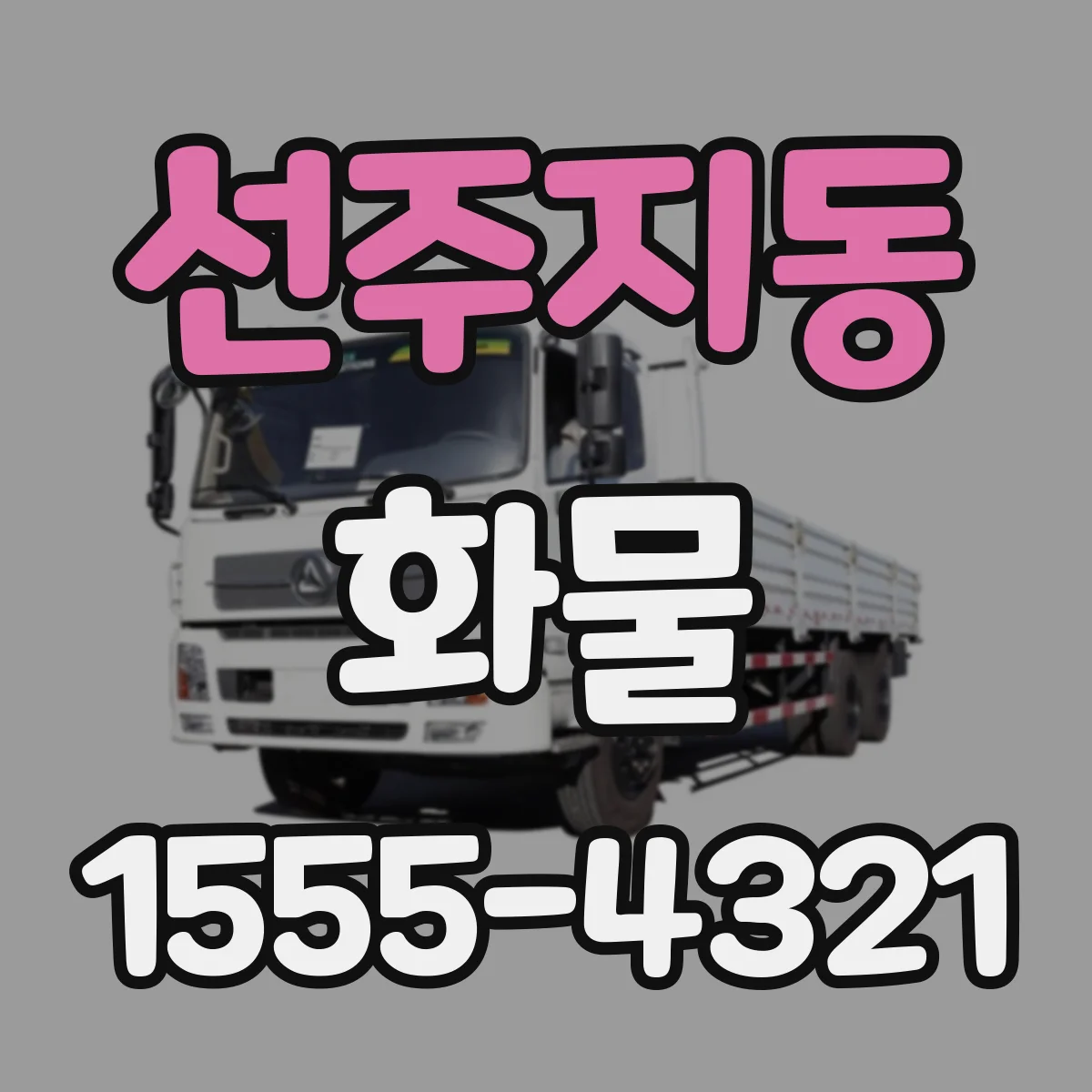 선주지동 화물