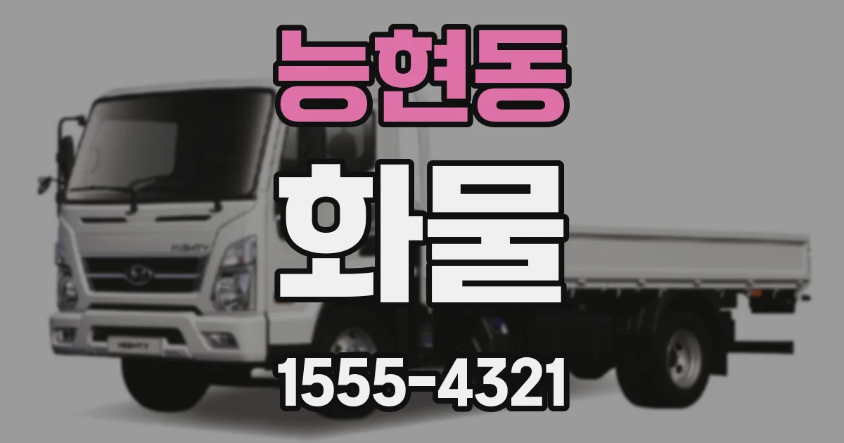 능현동 화물