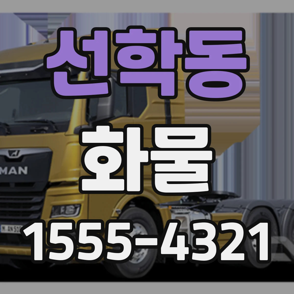 선학동 화물