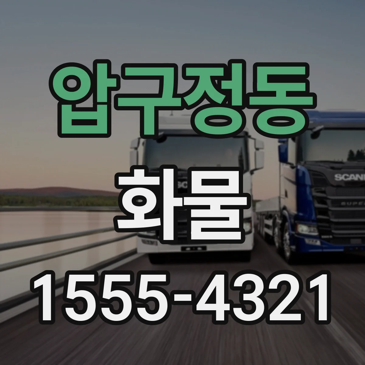 압구정동 화물
