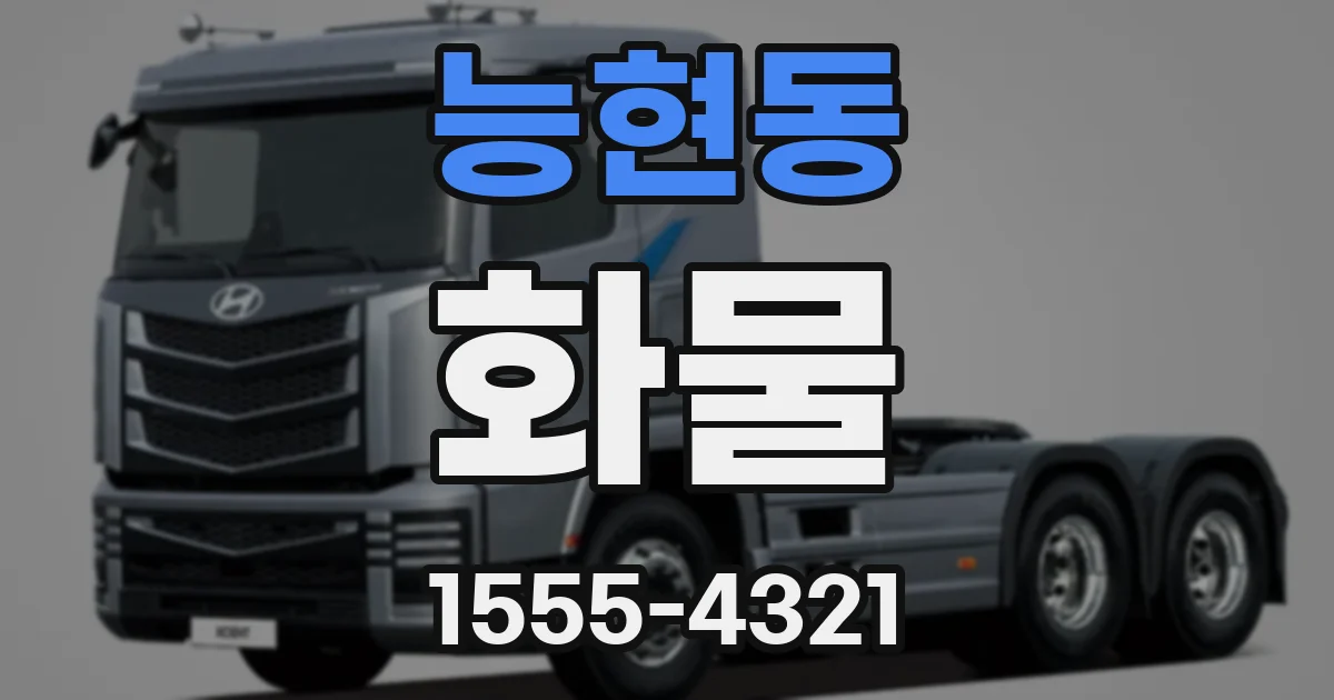 능현동 화물