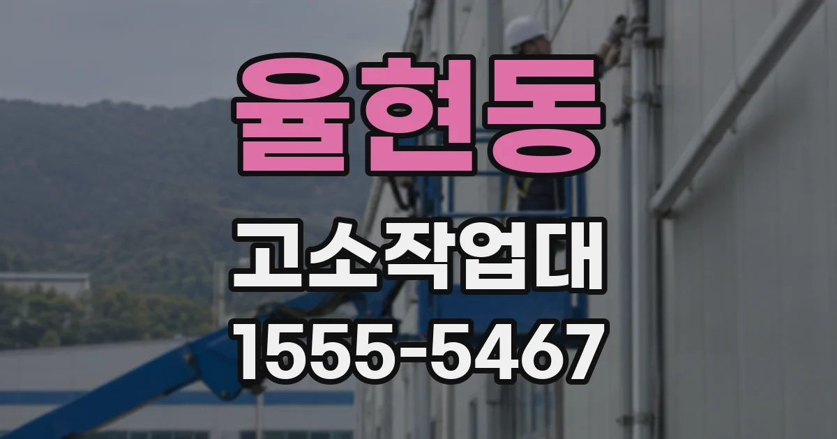율현동 고소작업대