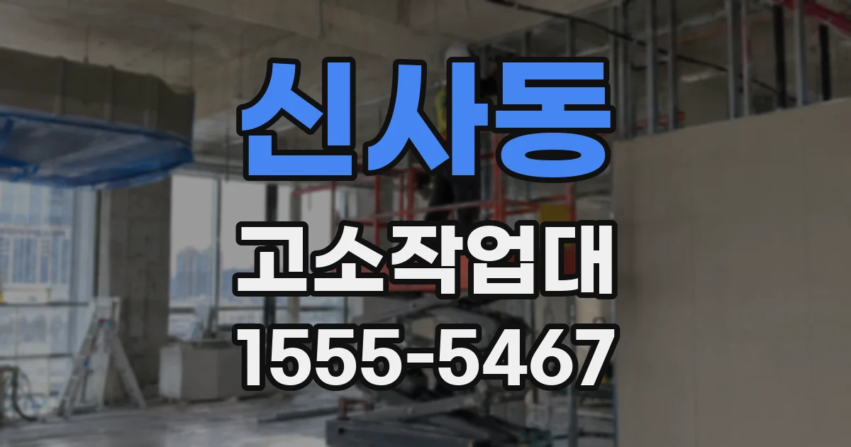 신사동 고소작업대