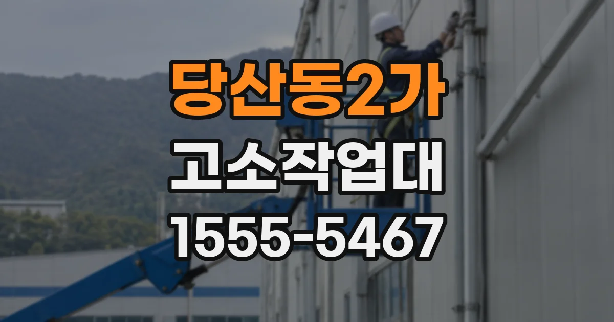 당산동2가 고소작업대