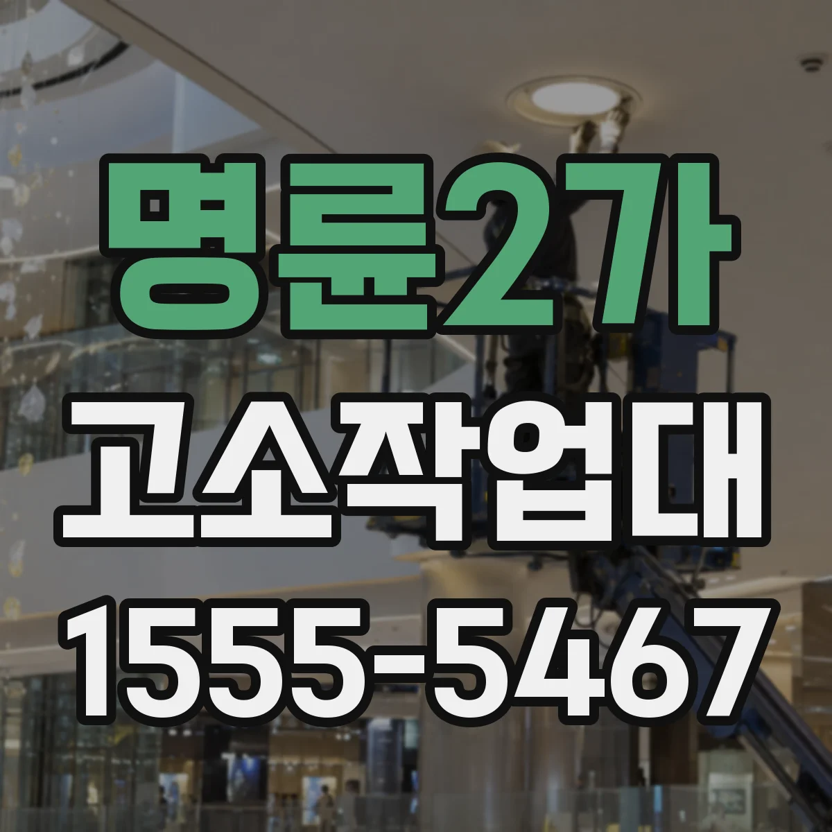 명륜2가 고소작업대