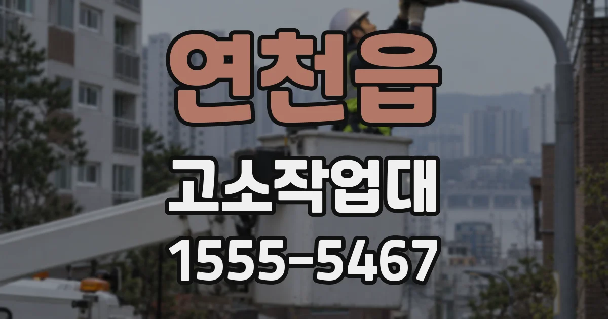 연천읍 고소작업대