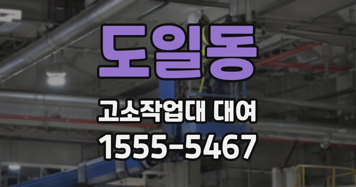 도일동 고소작업대 대여