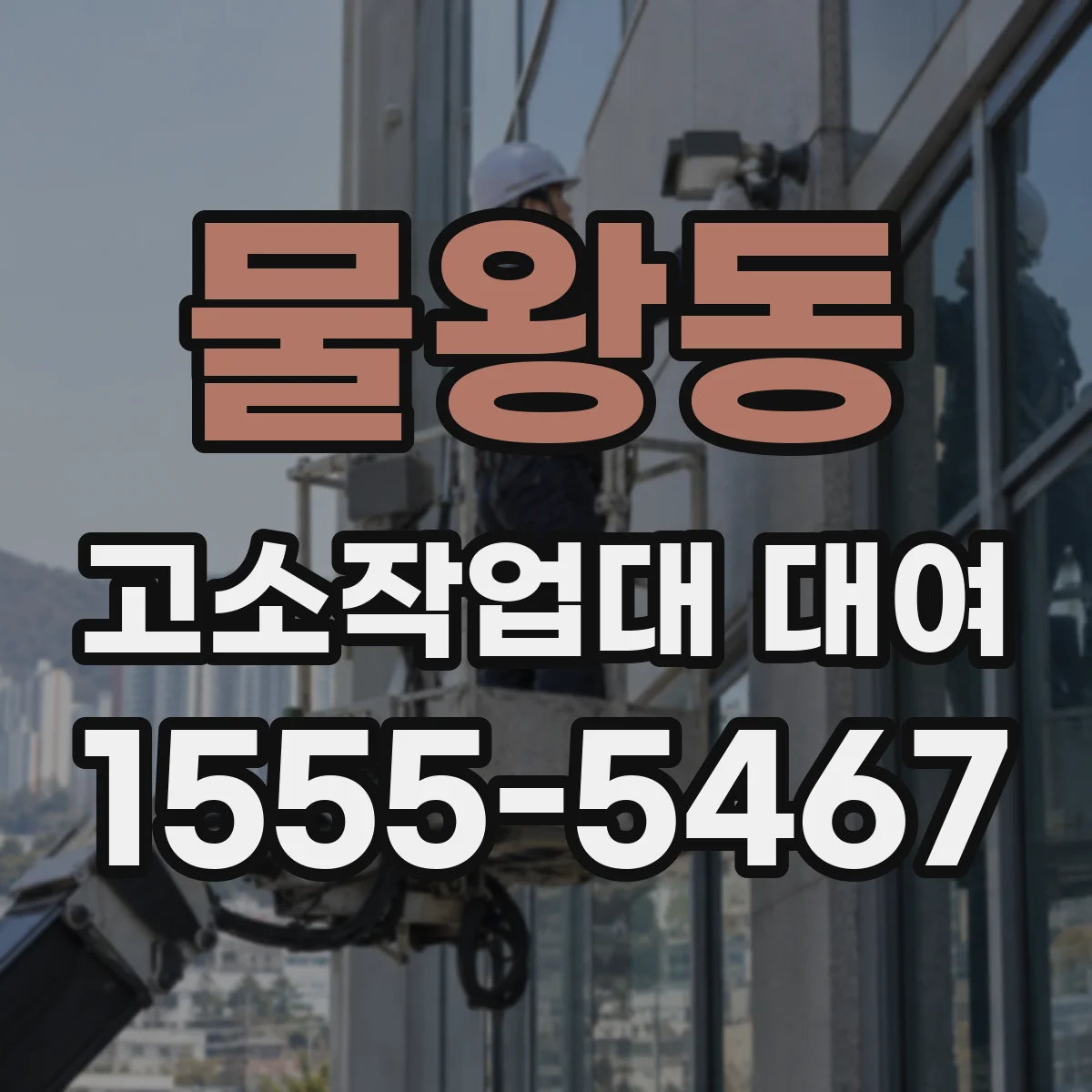 물왕동 고소작업대 대여