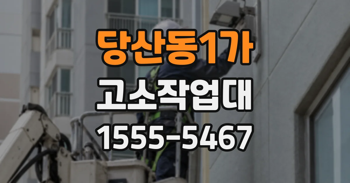 당산동1가 고소작업대