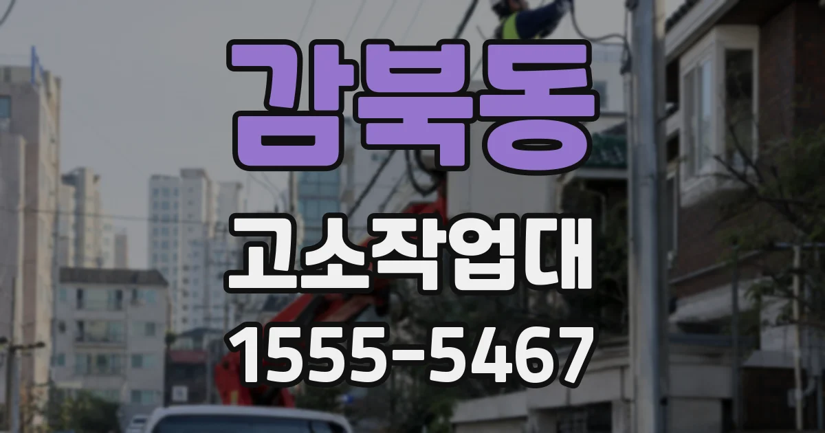 감북동 고소작업대
