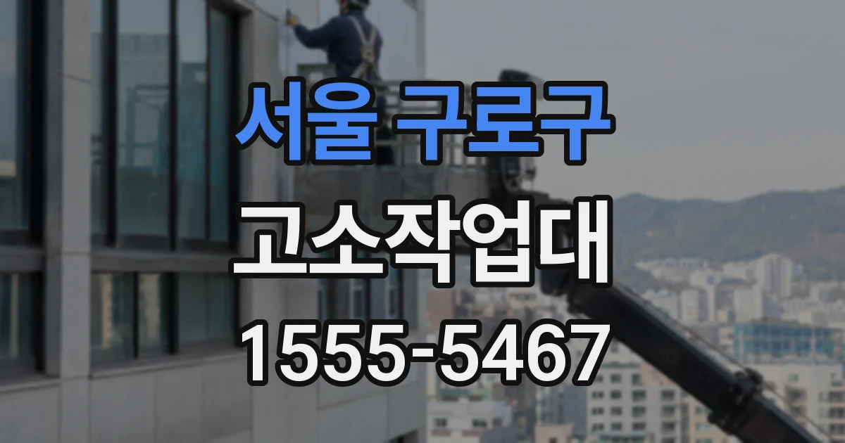 서울 구로구 고소작업대