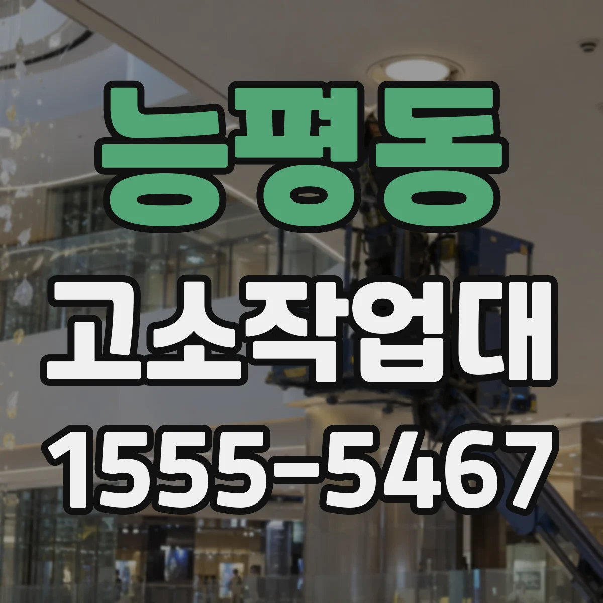 능평동 고소작업대