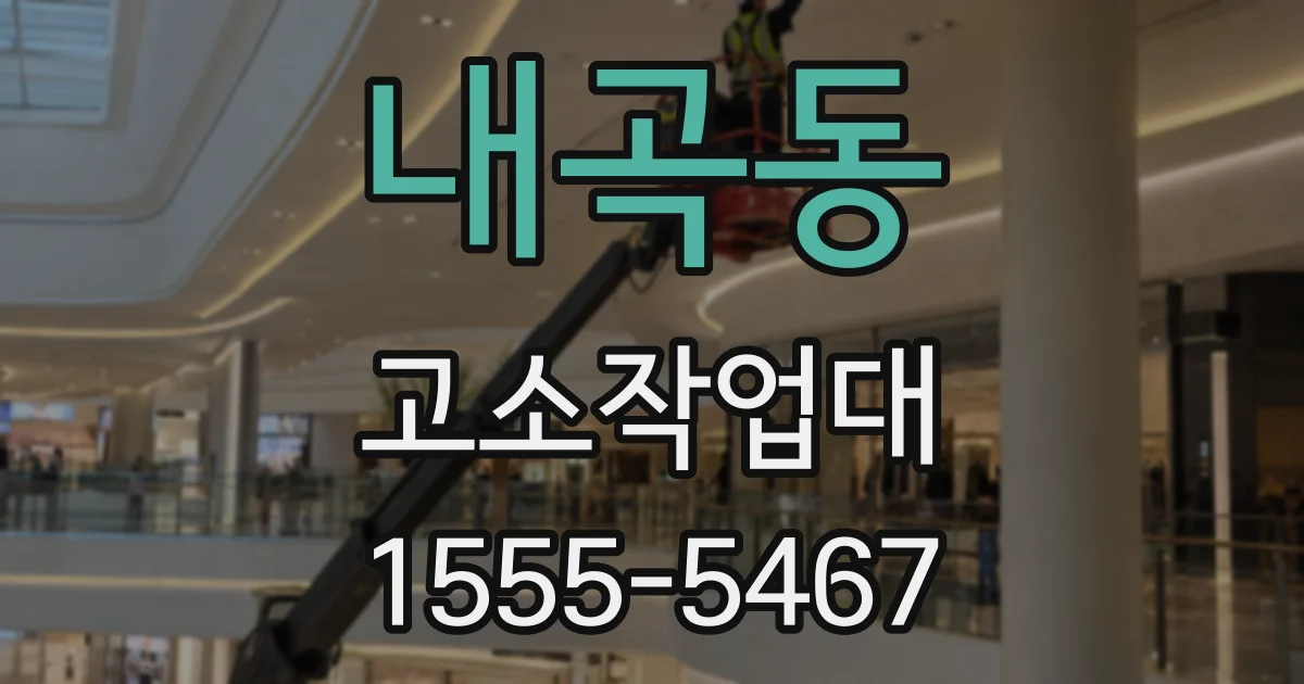 내곡동 고소작업대