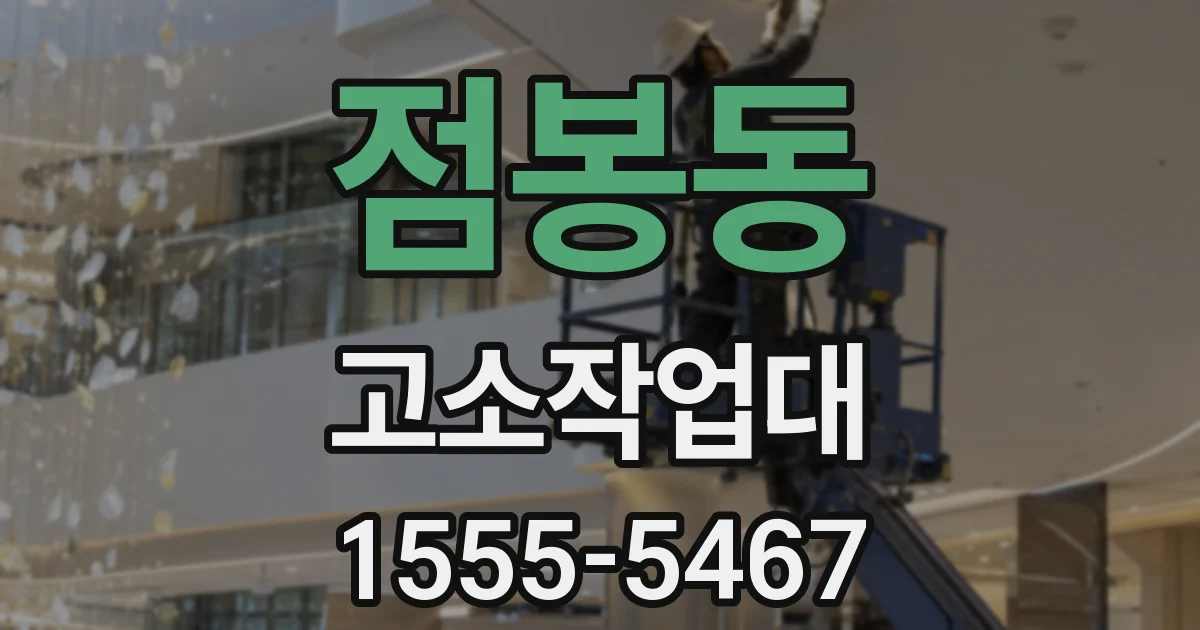 점봉동 고소작업대