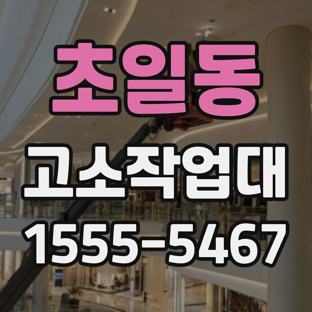 초일동 고소작업대