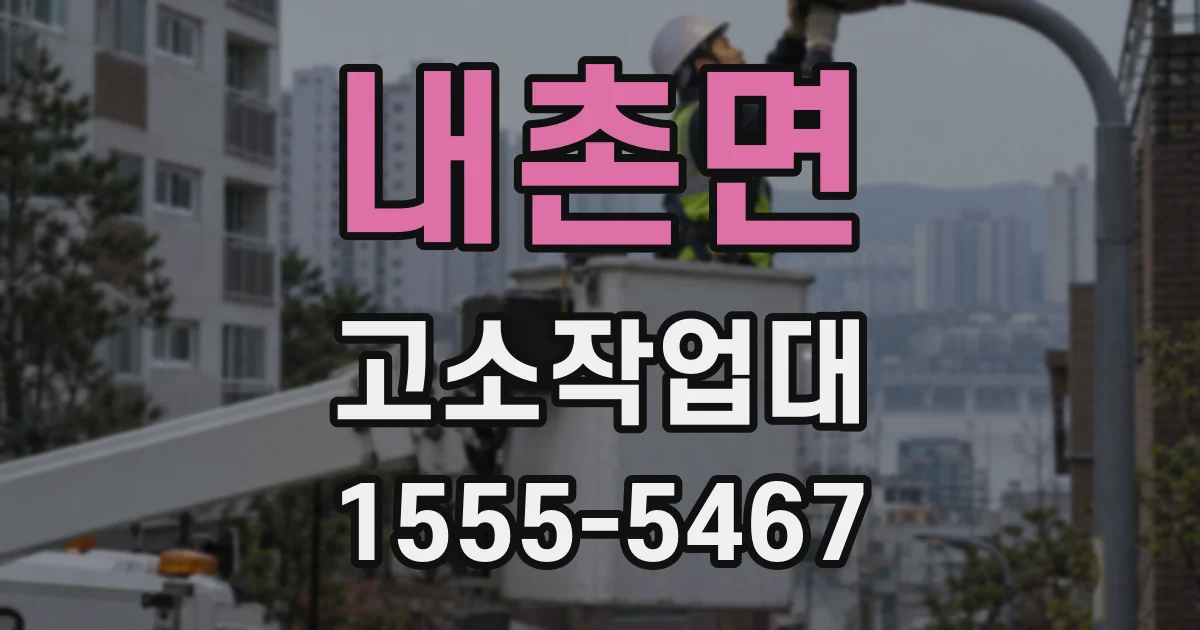 내촌면 고소작업대