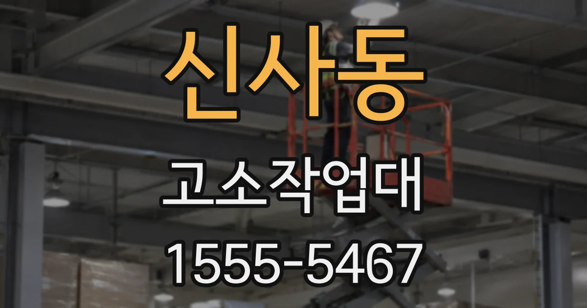 신사동 고소작업대