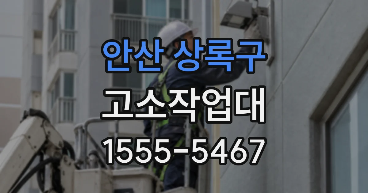 안산 상록구 고소작업대