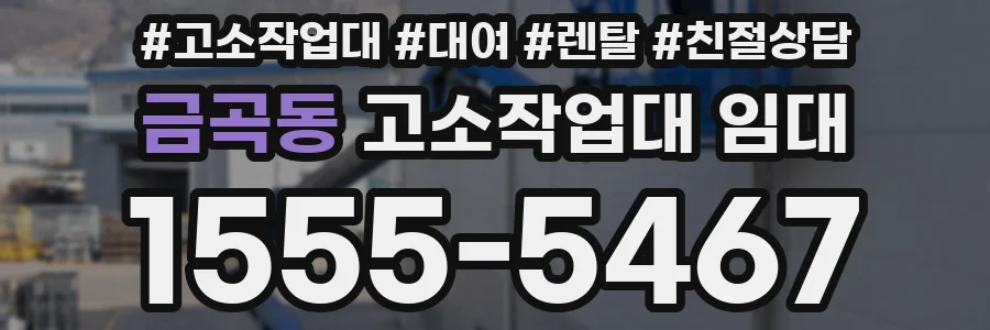 금곡동 고소작업대 임대