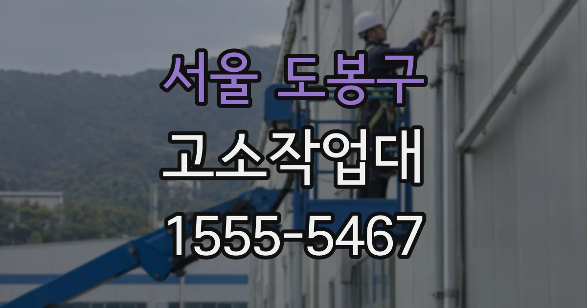 서울 도봉구 고소작업대