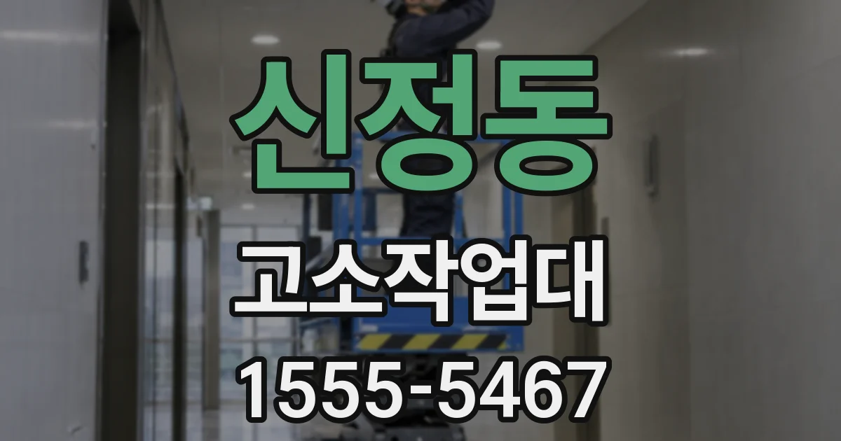 신정동 고소작업대