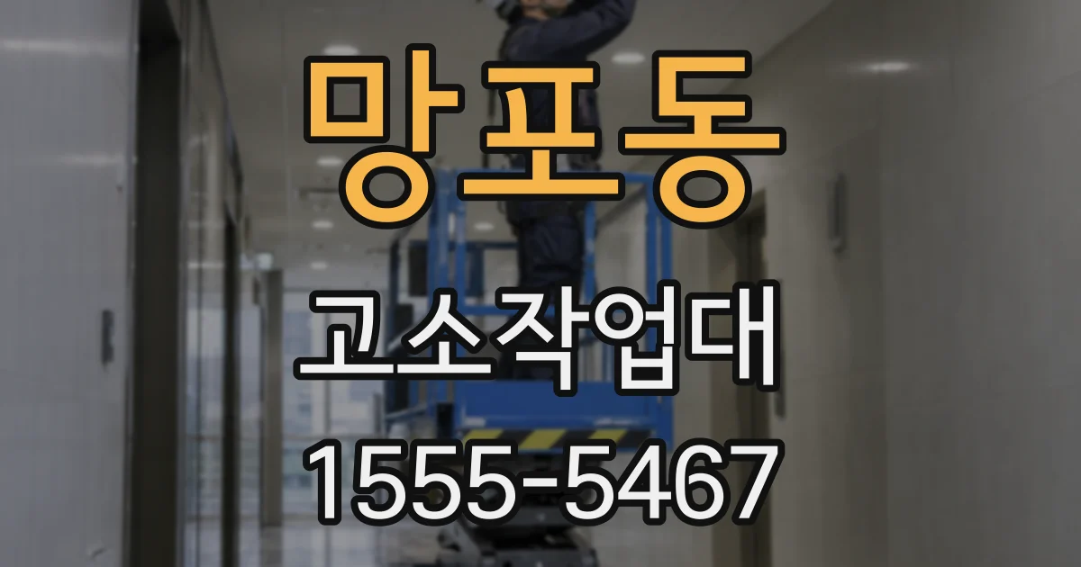 망포동 고소작업대