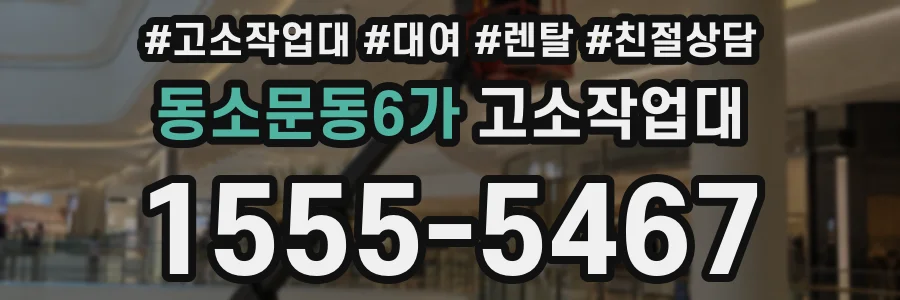 동소문동6가 고소작업대