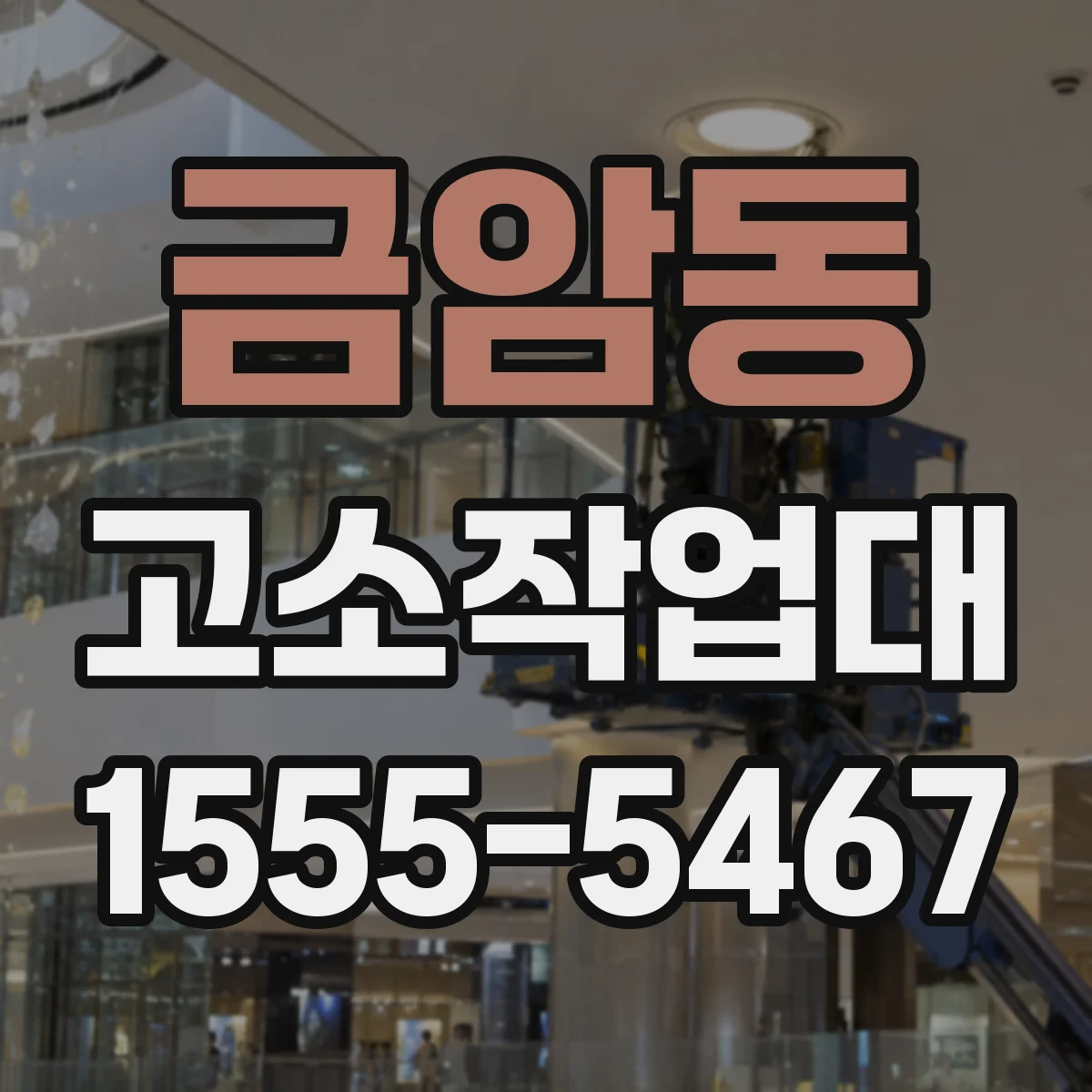 금암동 고소작업대