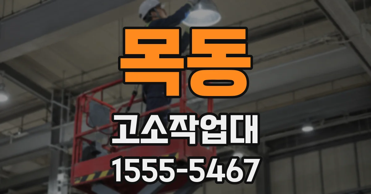 목동 고소작업대